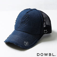 画像をギャラリービューアに読み込む, 【完売御礼】DOWBL/ダブル/インディゴライトニングCAP【5/2】【あす楽対応】