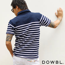 画像をギャラリービューアに読み込む, 【完売御礼】DOWBL/ダブル/パネルボーダーポロ【6/10】【あす楽対応】