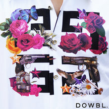 画像をギャラリービューアに読み込む, DOWBL ダブル パロディーロゴレギュラーシャツ【8/8】【あす楽対応_近畿】