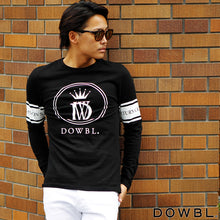 画像をギャラリービューアに読み込む, DOWBL ダブルサークルクラウンロゴロンTEE【9/3】【あす楽対応_近畿】