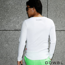 画像をギャラリービューアに読み込む, DOWBL ダブル テレコVネックロンTEE【8/28】【あす楽対応_近畿】
