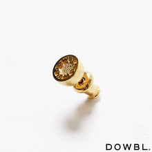 画像をギャラリービューアに読み込む, DOWBL ダブル ラウンドロゴシルバーピアス【8/28】【あす楽対応_近畿】