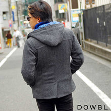 画像をギャラリービューアに読み込む, DOWBL/ダブル/ヘリンボーンダッフルコート【10/9】【あす楽対応_近畿】【あす楽対応_近畿】