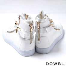 画像をギャラリービューアに読み込む, 【SALE30】DOWBL ダブル チェーンベルトハイカットスニーカー【11/13】【あす楽対応_近畿】