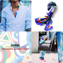 画像をギャラリービューアに読み込む, 【SALE50】DOWBL/ダブル/geometric patternスカーフ【全1色】【4/28】【あす楽対応_近畿】