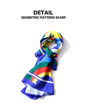 画像をギャラリービューアに読み込む, 【SALE50】DOWBL/ダブル/geometric patternスカーフ【全1色】【4/28】【あす楽対応_近畿】