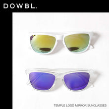 画像をギャラリービューアに読み込む, 【完売寸前】DOWBL/ダブル/テンプルロゴミラーサングラス UVカットサングラス　ストリート アメカジ ストリート系 メンズ サングラス メガネ フレーム 眼鏡 アイウェア  スケーター スケボー ファッション Men's ホワイト 透明　白 【4/15】