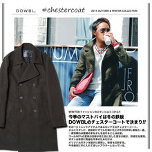 画像をギャラリービューアに読み込む, 【DOWBL売筋】DOWBL/ダブル/メルトンダブルチェスターコート【全3色】【10/2】