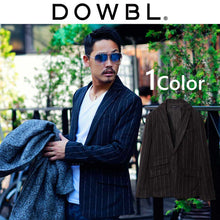 画像をギャラリービューアに読み込む, DOWBL/ダブル/ストライプテーラードJKT【全1色】
