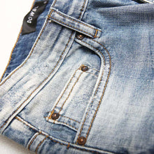 画像をギャラリービューアに読み込む, DOWBL/ダブル/Kiss Logo Damege Skinny Pants【全1色】