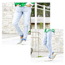 画像をギャラリービューアに読み込む, DOWBL/ダブル/Sweat Line Skinny Denim【全1色】