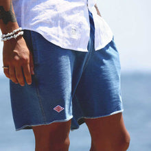 画像をギャラリービューアに読み込む, DOWBL/ダブル/Indigo Sweat Shorts【全2色】