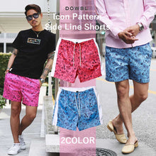 画像をギャラリービューアに読み込む, DOWBL/ダブル/Icon Pattern Side Line Shorts【全2色】