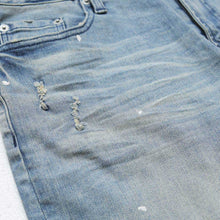 画像をギャラリービューアに読み込む, DOWBL/ダブル/Botanical SplashDenim Shorts【全1色】