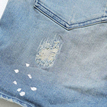 画像をギャラリービューアに読み込む, DOWBL/ダブル/Botanical SplashDenim Shorts【全1色】
