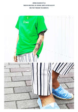 画像をギャラリービューアに読み込む, DOWBL/ダブル/Multi Striped Stretch Slacks【全1色】