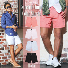 画像をギャラリービューアに読み込む, DOWBL/ダブル/Stretch Chino Color Shorts【全4色】