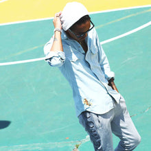 画像をギャラリービューアに読み込む, DOWBL/ダブル/Side Logo Cropped Sweat Pants【全2色】
