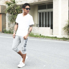 画像をギャラリービューアに読み込む, DOWBL/ダブル/Side Logo Cropped Sweat Pants【全2色】