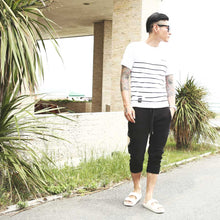 画像をギャラリービューアに読み込む, DOWBL/ダブル/Side Logo Cropped Sweat Pants【全2色】