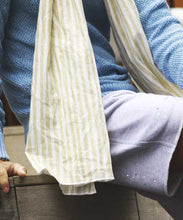 画像をギャラリービューアに読み込む, DOWBL/ダブル/【予約商品】Blocks Stripe Pattern Stole【全2色】