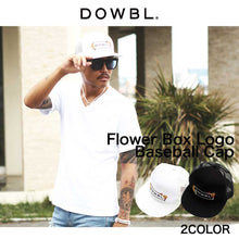 画像をギャラリービューアに読み込む, DOWBL/ダブル/Flower Box Logo Baseball Cap全2色】