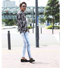 画像をギャラリービューアに読み込む, DOWBL/ダブル/Monotone Aloha Long Sleeve Shirts【全1色】