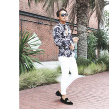 画像をギャラリービューアに読み込む, DOWBL/ダブル/Monotone Aloha Long Sleeve Shirts【全1色】