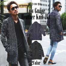 画像をギャラリービューアに読み込む, DOWBL/ダブル/Low Guage Heather Knit Jkt【全2色】