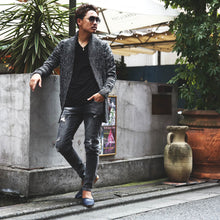 画像をギャラリービューアに読み込む, DOWBL/ダブル/Low Guage Heather Knit Jkt【全2色】