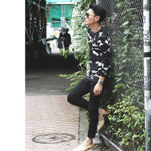 画像をギャラリービューアに読み込む, DOWBL/ダブル/Camo Crew Neck Knit Sweater【全1色】