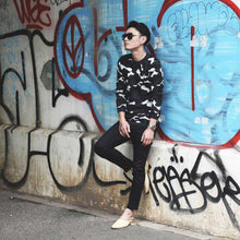 画像をギャラリービューアに読み込む, DOWBL/ダブル/Camo Crew Neck Knit Sweater【全1色】