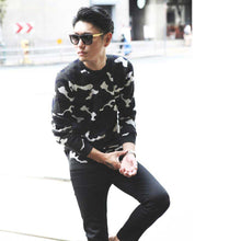 画像をギャラリービューアに読み込む, DOWBL/ダブル/Camo Crew Neck Knit Sweater【全1色】