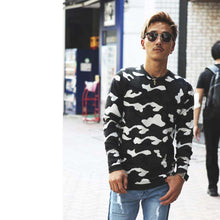 画像をギャラリービューアに読み込む, DOWBL/ダブル/Camo Crew Neck Knit Sweater【全1色】