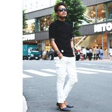 画像をギャラリービューアに読み込む, DW Fine High Neck Knit Tee【全2色】