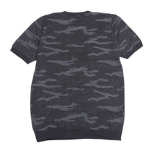 画像をギャラリービューアに読み込む, DOWBL/ダブル/Camo Jacquard Knit Tee【全1色】
