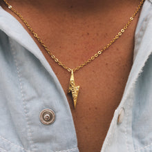 画像をギャラリービューアに読み込む, DOWBL/ダブル/Diamond Gold Bolt Necklace【全1色】