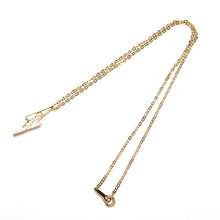 画像をギャラリービューアに読み込む, DOWBL/ダブル/Diamond Gold Bolt Necklace【全1色】