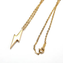 画像をギャラリービューアに読み込む, DOWBL/ダブル/Diamond Gold Bolt Necklace【全1色】