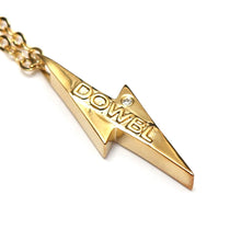画像をギャラリービューアに読み込む, DOWBL/ダブル/Diamond Gold Bolt Necklace【全1色】