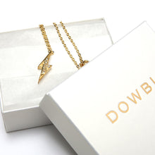 画像をギャラリービューアに読み込む, DOWBL/ダブル/Diamond Gold Bolt Necklace【全1色】