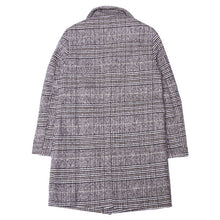画像をギャラリービューアに読み込む, DOWBL/ ダブル/ Glen Check Double Chester Coat  【全1色】