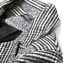 画像をギャラリービューアに読み込む, DOWBL/ ダブル/ Glen Check Double Chester Coat  【全1色】