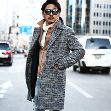 画像をギャラリービューアに読み込む, DOWBL/ ダブル/ Glen Check Double Chester Coat  【全1色】