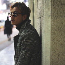 画像をギャラリービューアに読み込む, DOWBL/ ダブル/ Glen Check Double Chester Coat  【全1色】