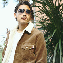 画像をギャラリービューアに読み込む, DOWBL/ ダブル/ Gold Studs Boa Corduroy Jacket  【全3色】