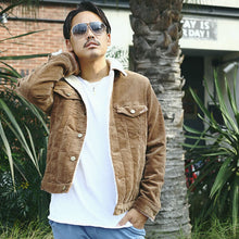 画像をギャラリービューアに読み込む, DOWBL/ ダブル/ Gold Studs Boa Corduroy Jacket  【全3色】