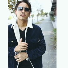 画像をギャラリービューアに読み込む, DOWBL/ ダブル/ Gold Studs Boa Corduroy Jacket  【全3色】