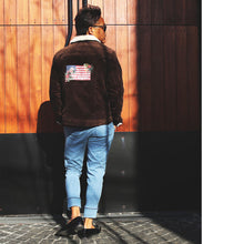 画像をギャラリービューアに読み込む, DOWBL/ ダブル/ Flower Flag Boa Corduroy Jacket  【全3色】