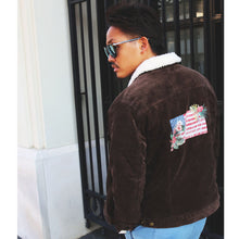 画像をギャラリービューアに読み込む, DOWBL/ ダブル/ Flower Flag Boa Corduroy Jacket  【全3色】